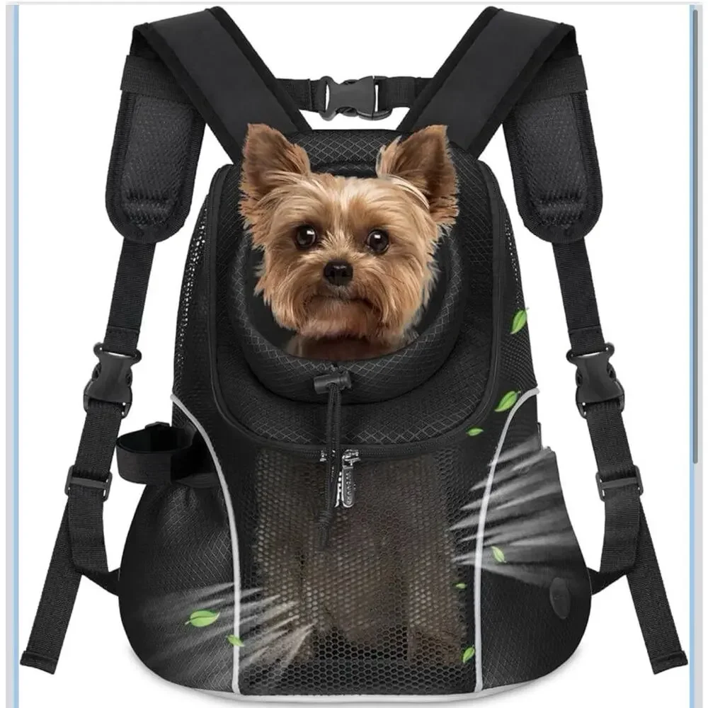 Pet Dog Carrier Backpack Small Dog Front Backpack Ventilated Mesh Dog Travel XL